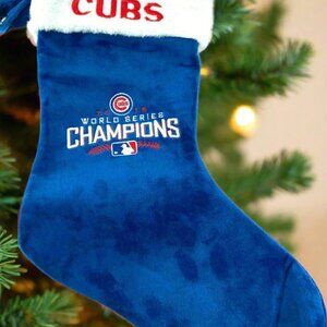 Chicago Cubs MLB 2016 World Champs NOS Christmas Stocking